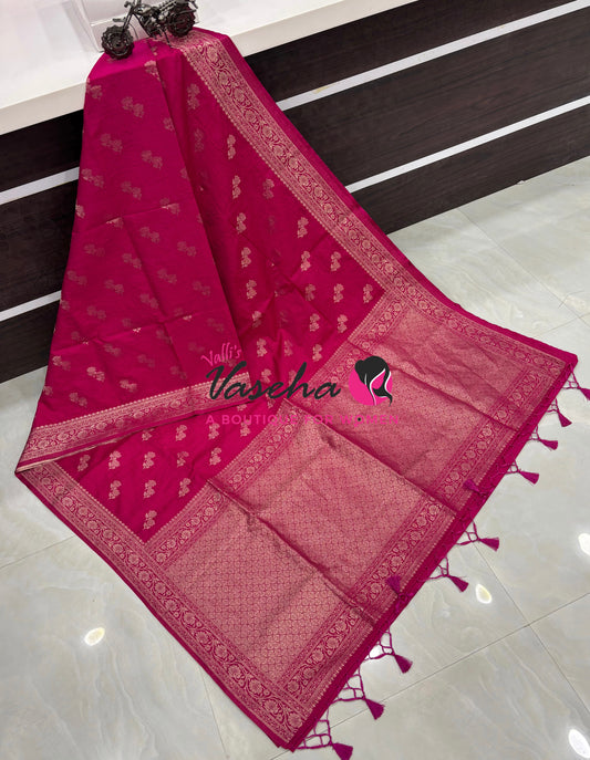 Banarasi - Heritage Silk - Semi Kathan Silk -  Pink Shade - VVBHS011