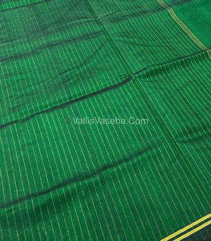 Pure Silk Cotton Sarees - Green Shade - VVPSC003