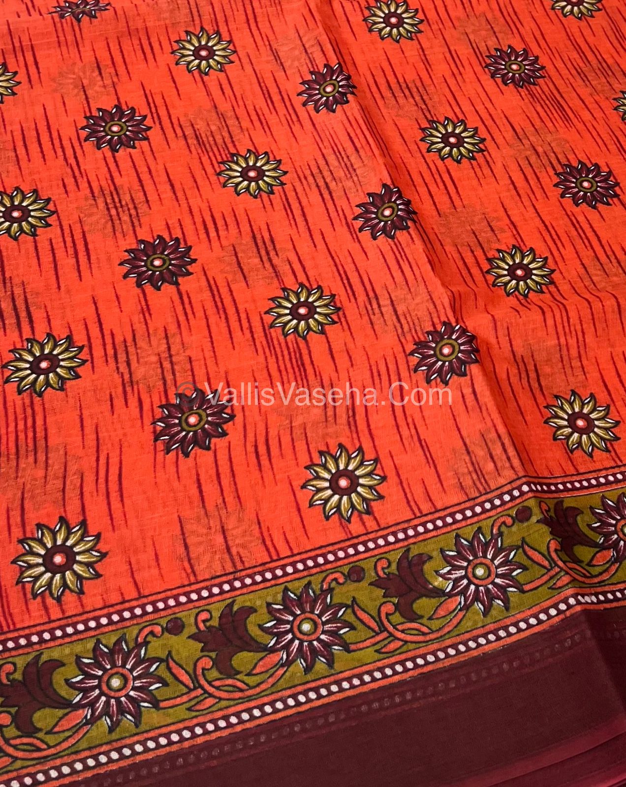 Pure Cotton Voile Saree | VVPVS001