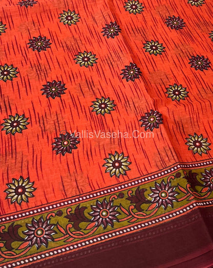 Pure Cotton Voile Saree | VVPVS001