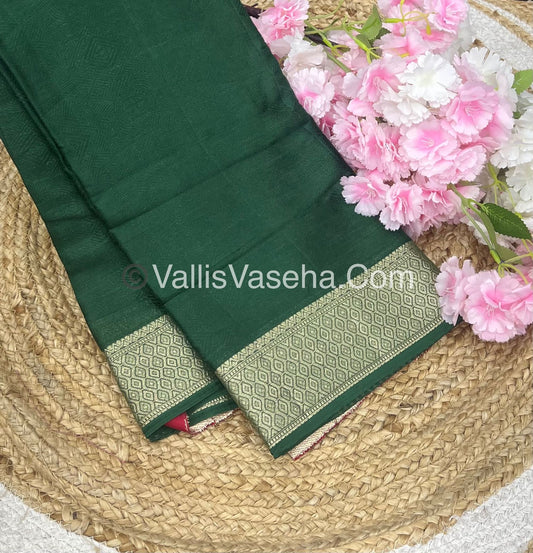 Semi Viscose / Semi Mysore Crepe Silk Variety - Embossed Design - VVSMC002