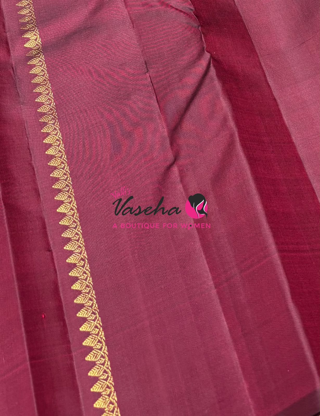 Pure Kanchipuram Silk Saree - Pazhum Pazhamum Checks - VVPS017
