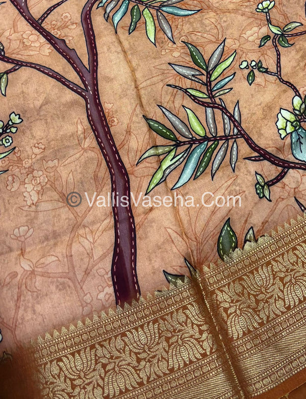50% less - Offer Saree - Semi Dola Saree   - VVDS007