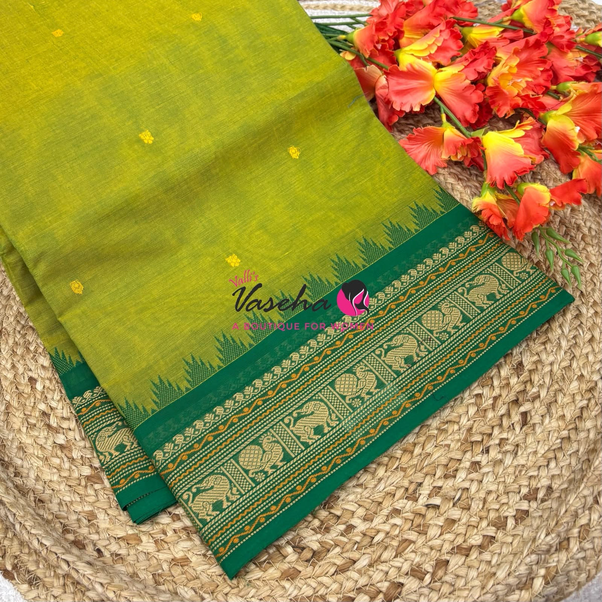 Chettinadu Cotton Saree - VVCCS003
