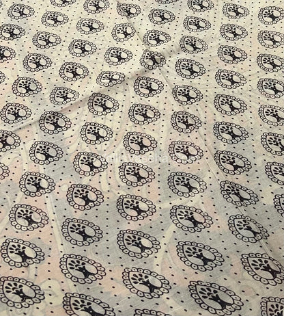 Pure Kalamkari Cotton Saree - VVPKC002
