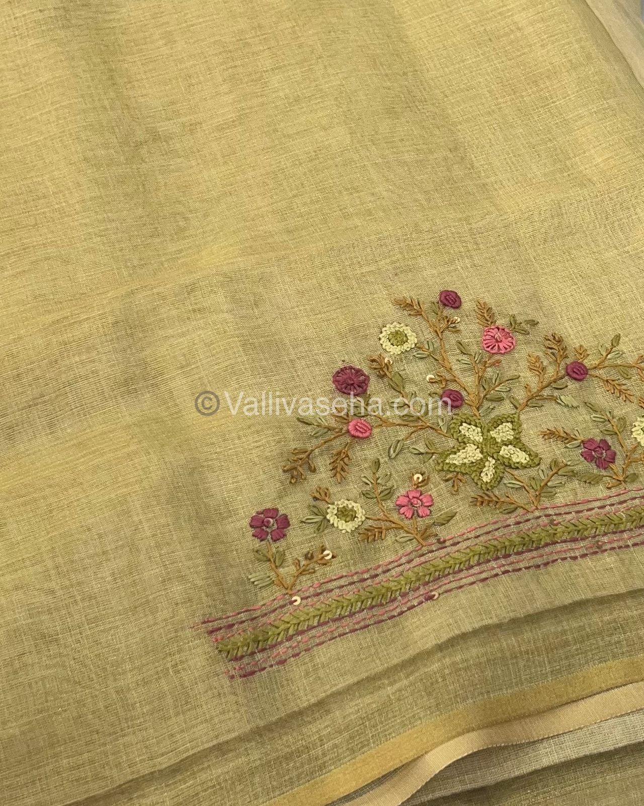 French Knot - Tissue Saree -  VVLFN001