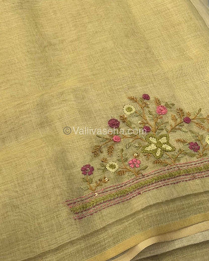 French Knot - Tissue Saree -  VVLFN001