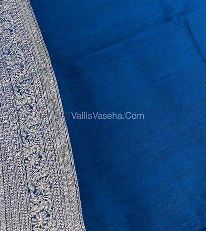 Banarasi - Heritage Silk - Semi Kathan Silk - Blue Shade - VVBHS009