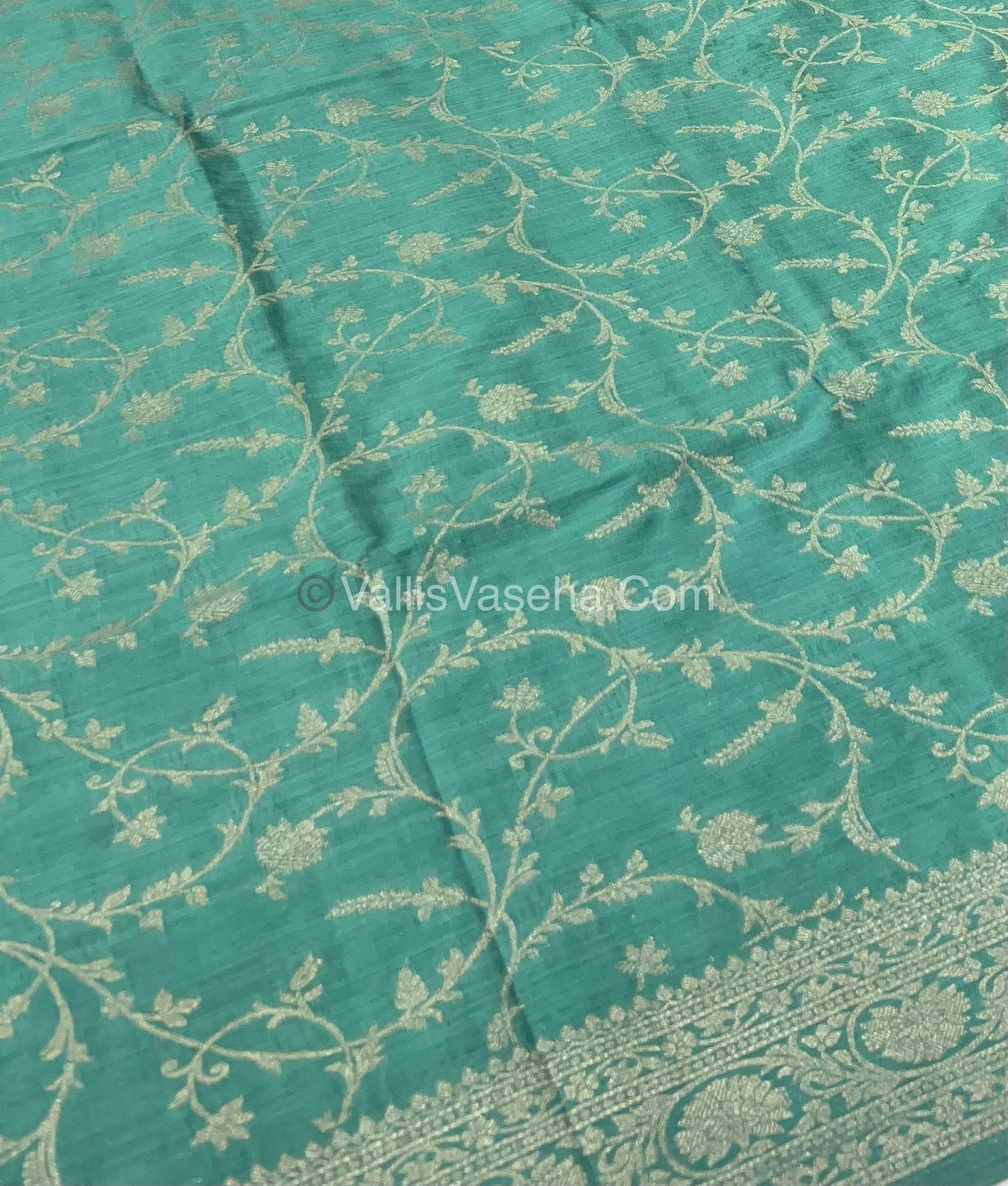 Banarasi - Heritage Silk - Semi Kathan Silk - Green  Shade- VVBHS001