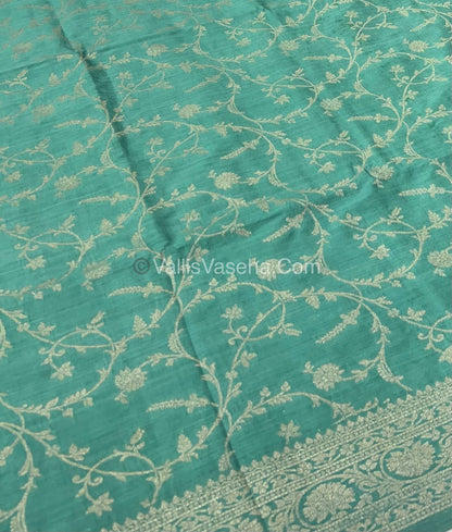 Banarasi - Heritage Silk - Semi Kathan Silk - Green  Shade- VVBHS001