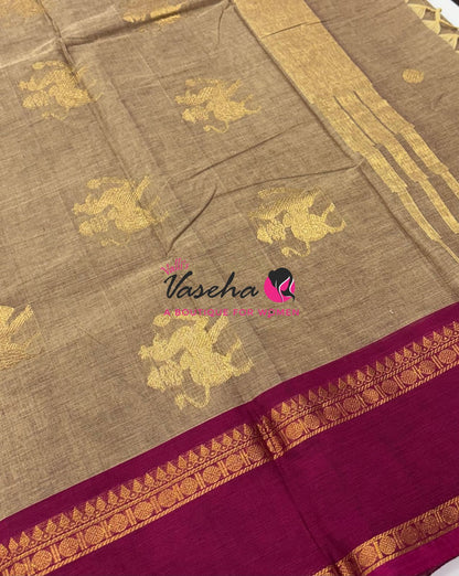 Kanchi Cotton Saree - VVKCS024