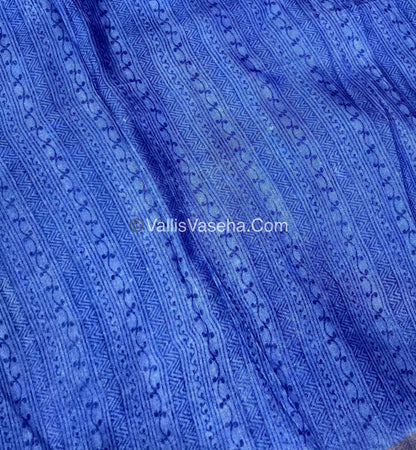 30% less - Offer Saree - Semi Bhagalpuri Saree - VVDS006