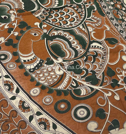 Pure Kalamkari Cotton Saree - VVPKC001