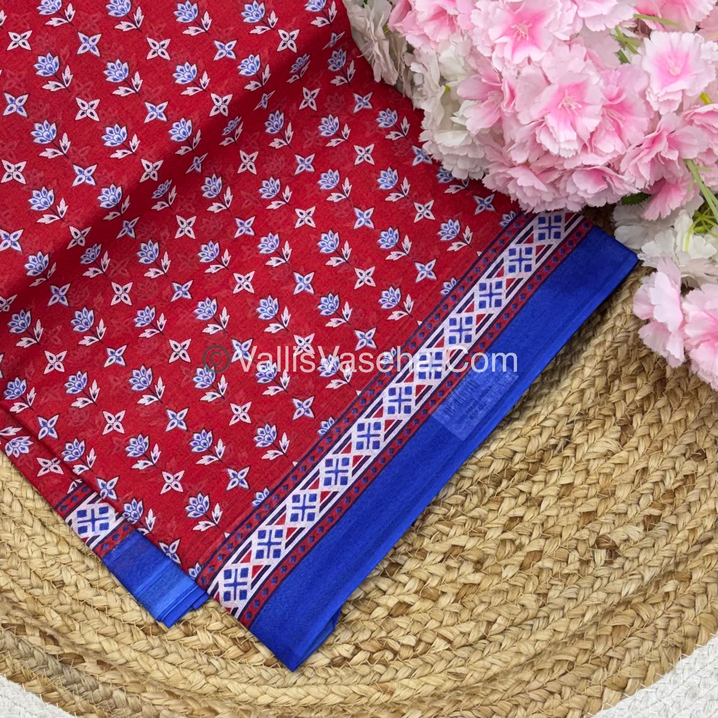 Pure Cotton Voile Saree | VVPVC001