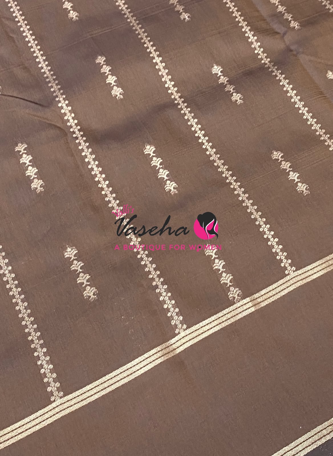 Semi Soft Silk  - Light Brown Shade - VVSSS040