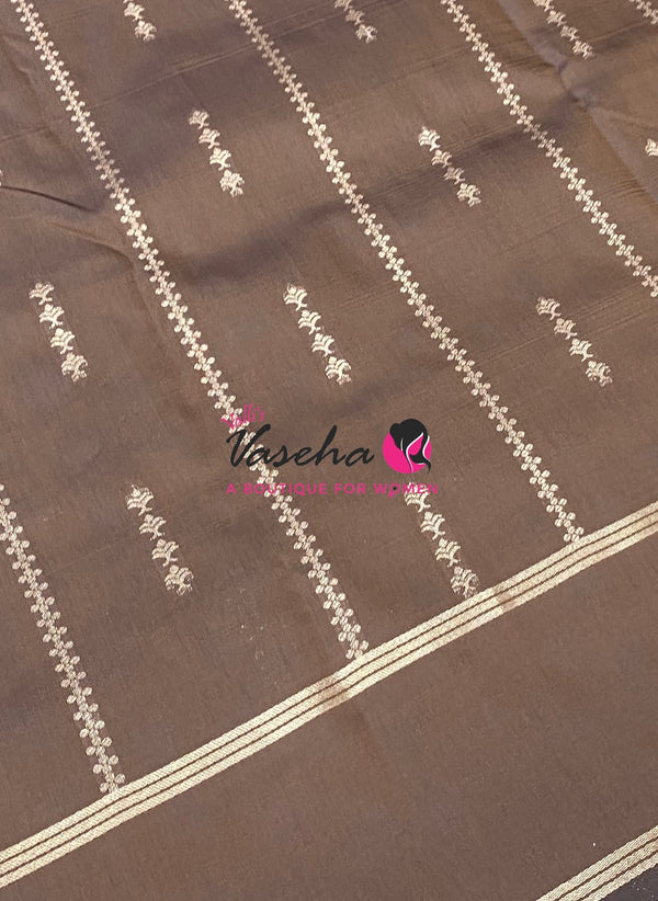 Semi Soft Silk  - Light Brown Shade - VVSSS040