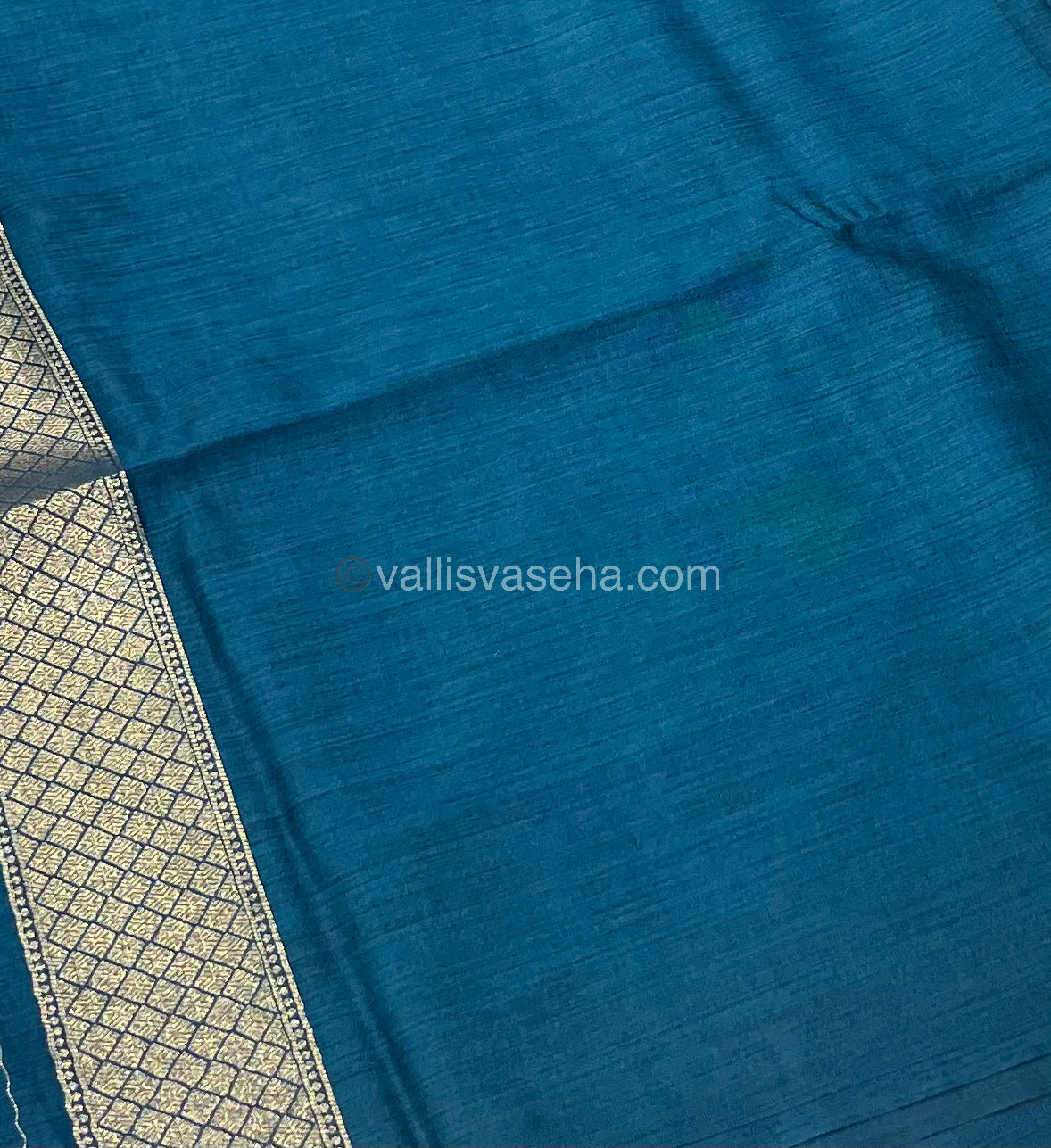 Banarasi - Heritage Silk - Semi Kathan Silk -  Dark Blue Shade - VVBHS007