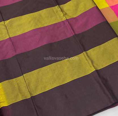 Pazhum Palamum checks - Semi Silk Sarees - VVSSS003