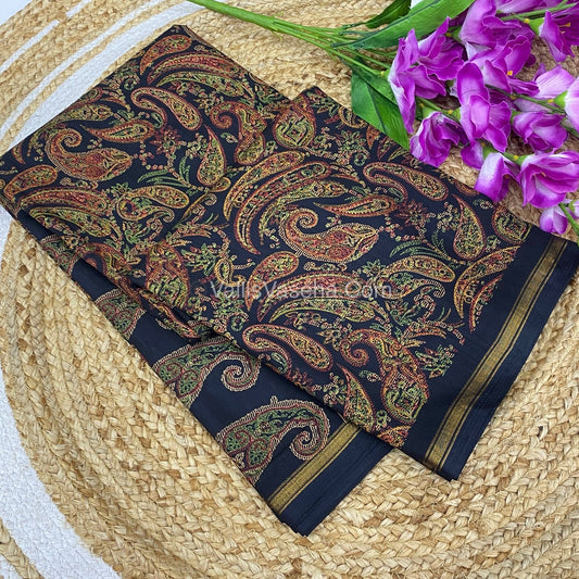 Casual Wear - Fancy Mixed Cotton - Black Shade - VVFMC001