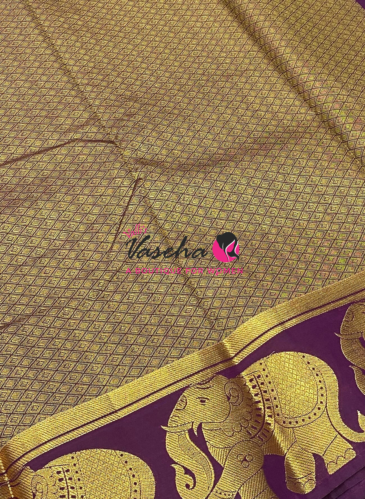 Semi Kanchi Silk - VVSKS013