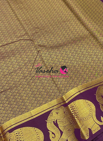 Semi Kanchi Silk - VVSKS013