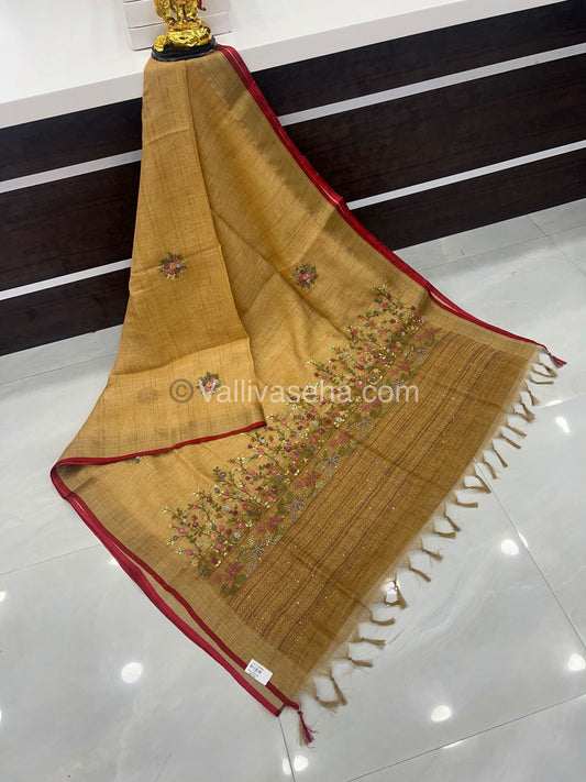 French Knot - Tissue Saree -  VVLFN001