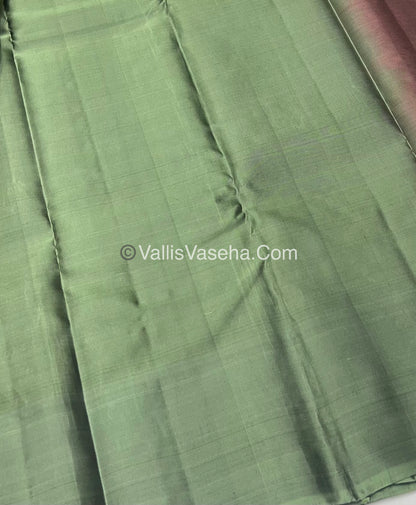 Half Mix - Pure Soft Silk Saree - VVPSS030