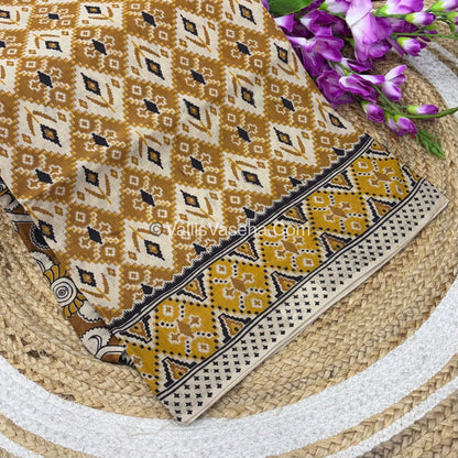 Pure Kalamkari Cotton Saree - VVPKC002