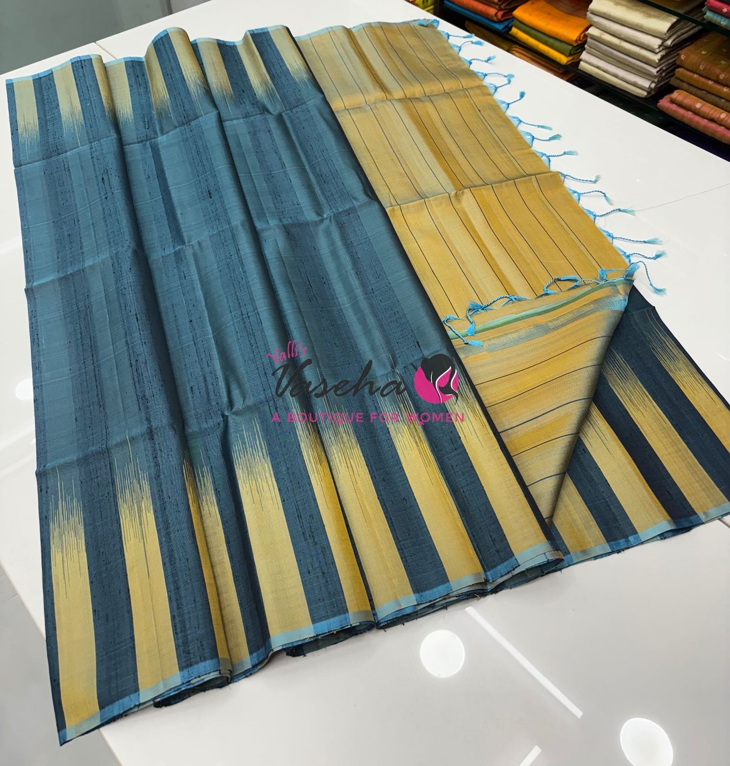 Pure Soft Silk Saree /Jute Duppion Silk - VVPJS001