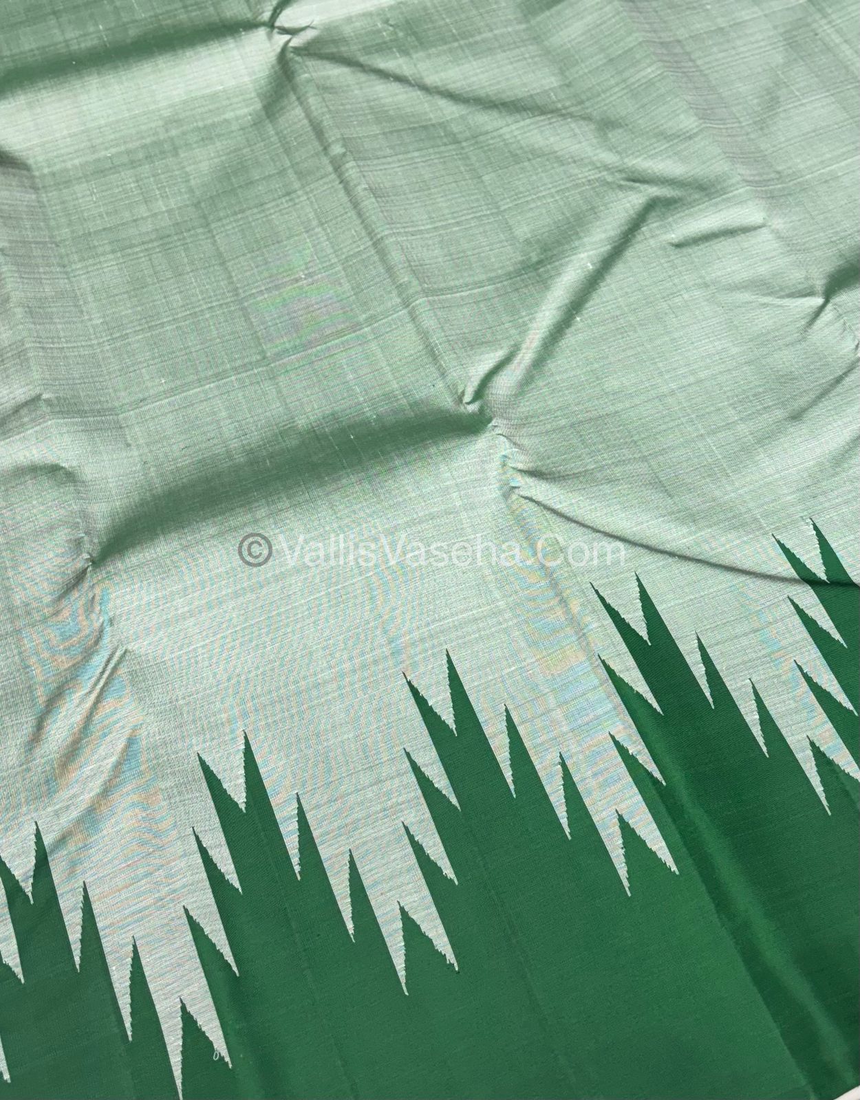 Pure Kanchipuram Silk Saree - Thalampoo - VVPS029