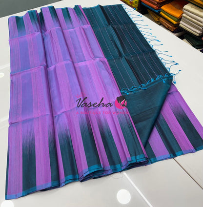 Pure Soft Silk Saree /Jute Duppion Silk - VVPJS001