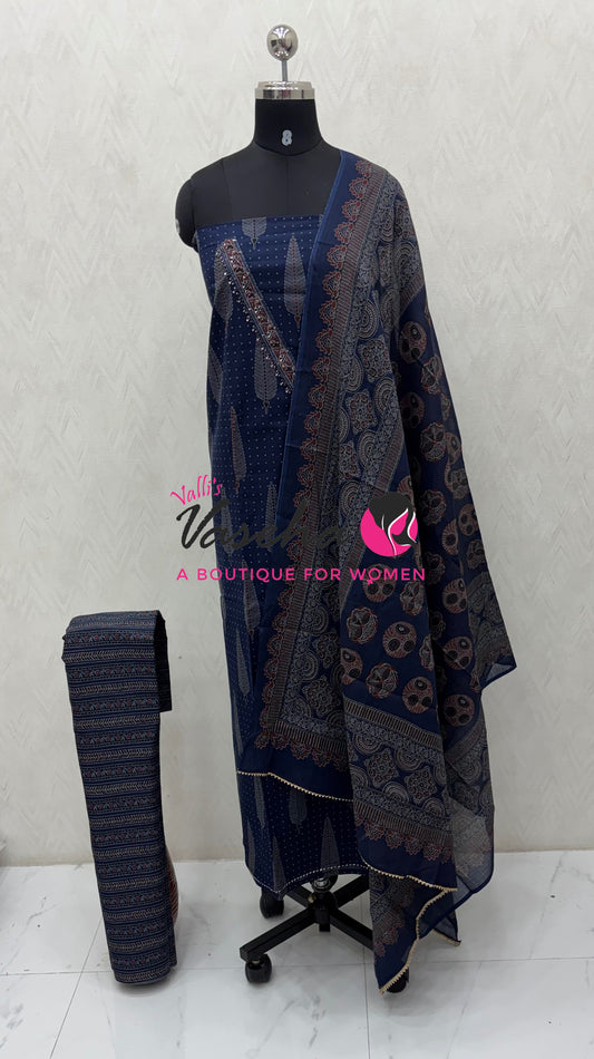 Unstitched Material | Cotton Material | VVUSM090