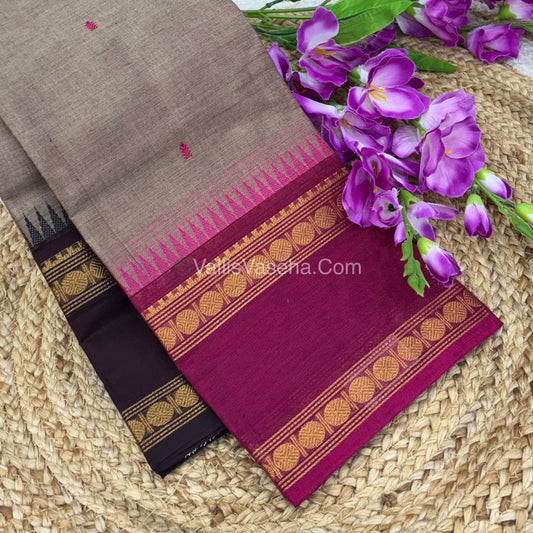 Kanchi Cotton Saree - VVKCS012