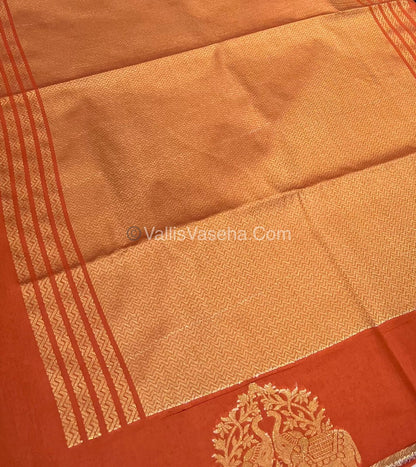 Mulberry Semi Silk - Rust Orange Shade - VVMSS003