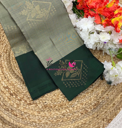 Half Mix - Pure Soft Silk Saree - VVPSS083
