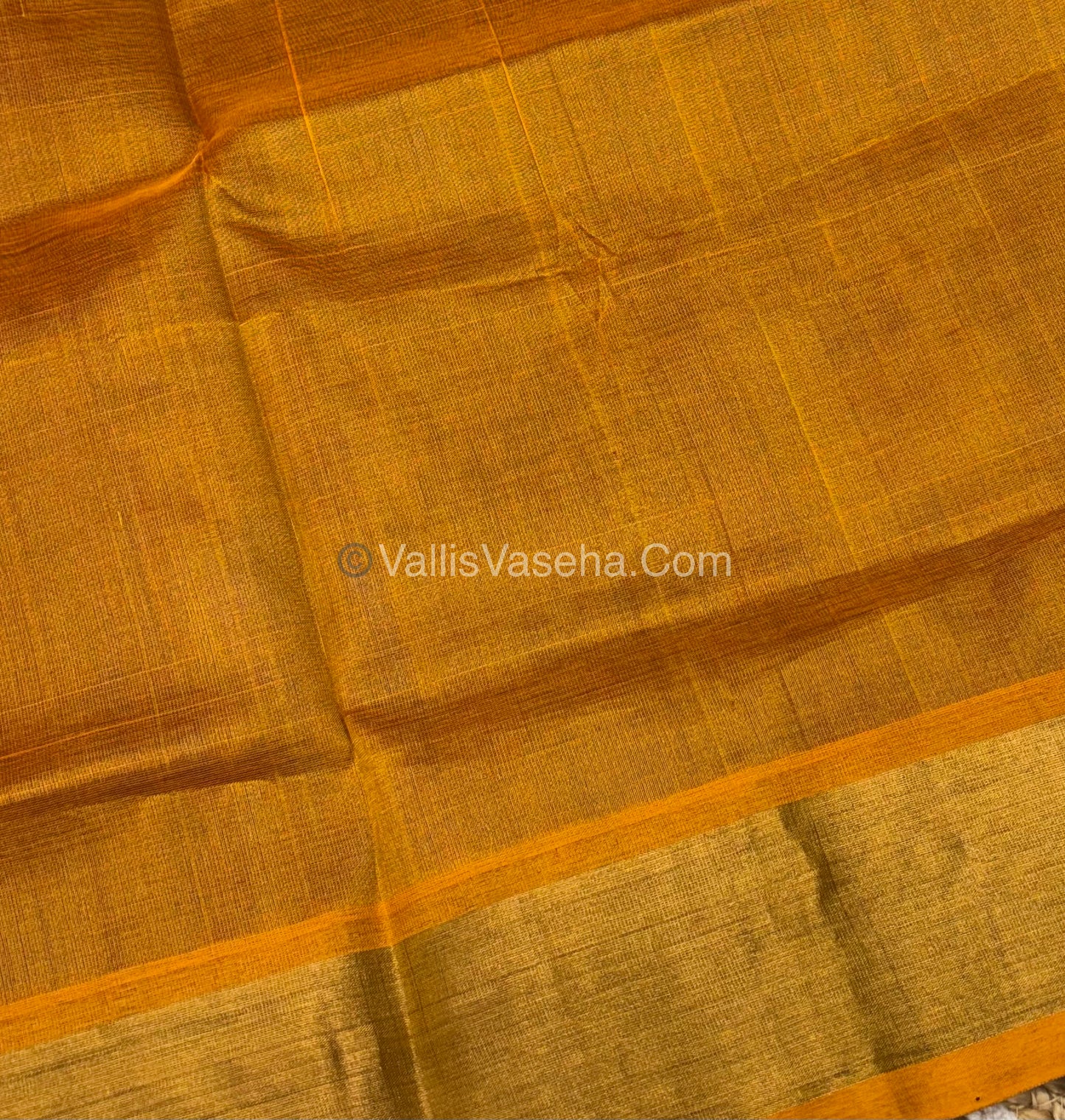 Pure Silk Cotton Sarees - Purple With Yellow Shade - VVPSC010