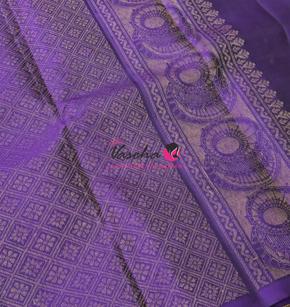 Half Mix - Pure Soft Silk Saree - VVPSS083
