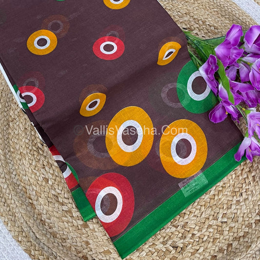 Pure Cotton Voile Saree | VVPVC004