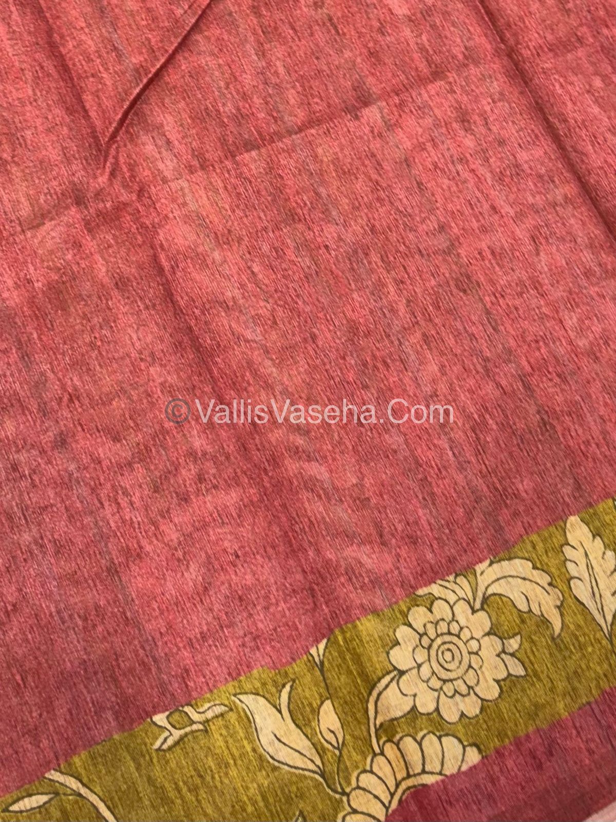 Semi Tussar Silk Saree |VVSTS047