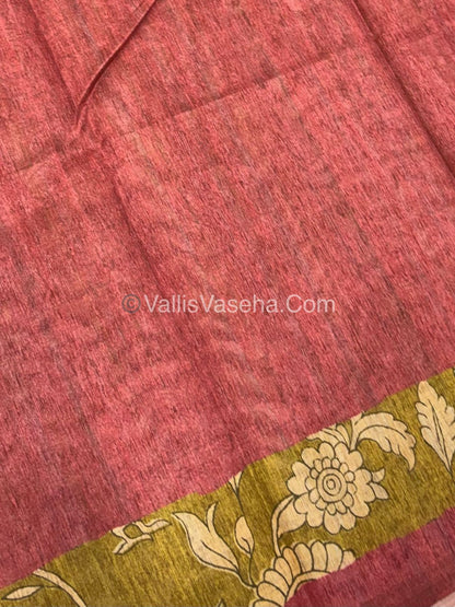 Semi Tussar Silk Saree |VVSTS047