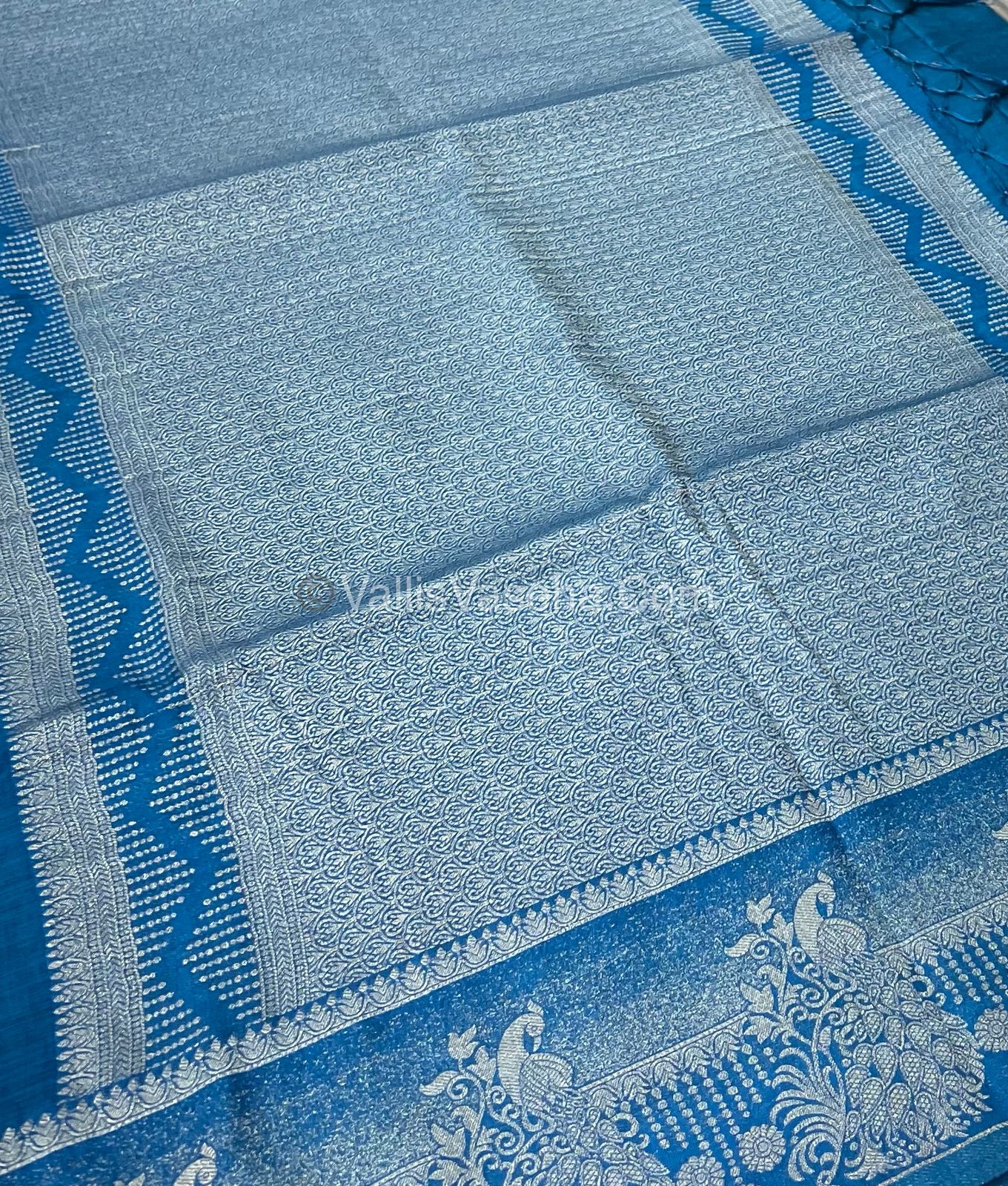 Banarasi - Heritage Silk - Semi Kathan Silk - Blue Shade- VVBHS002