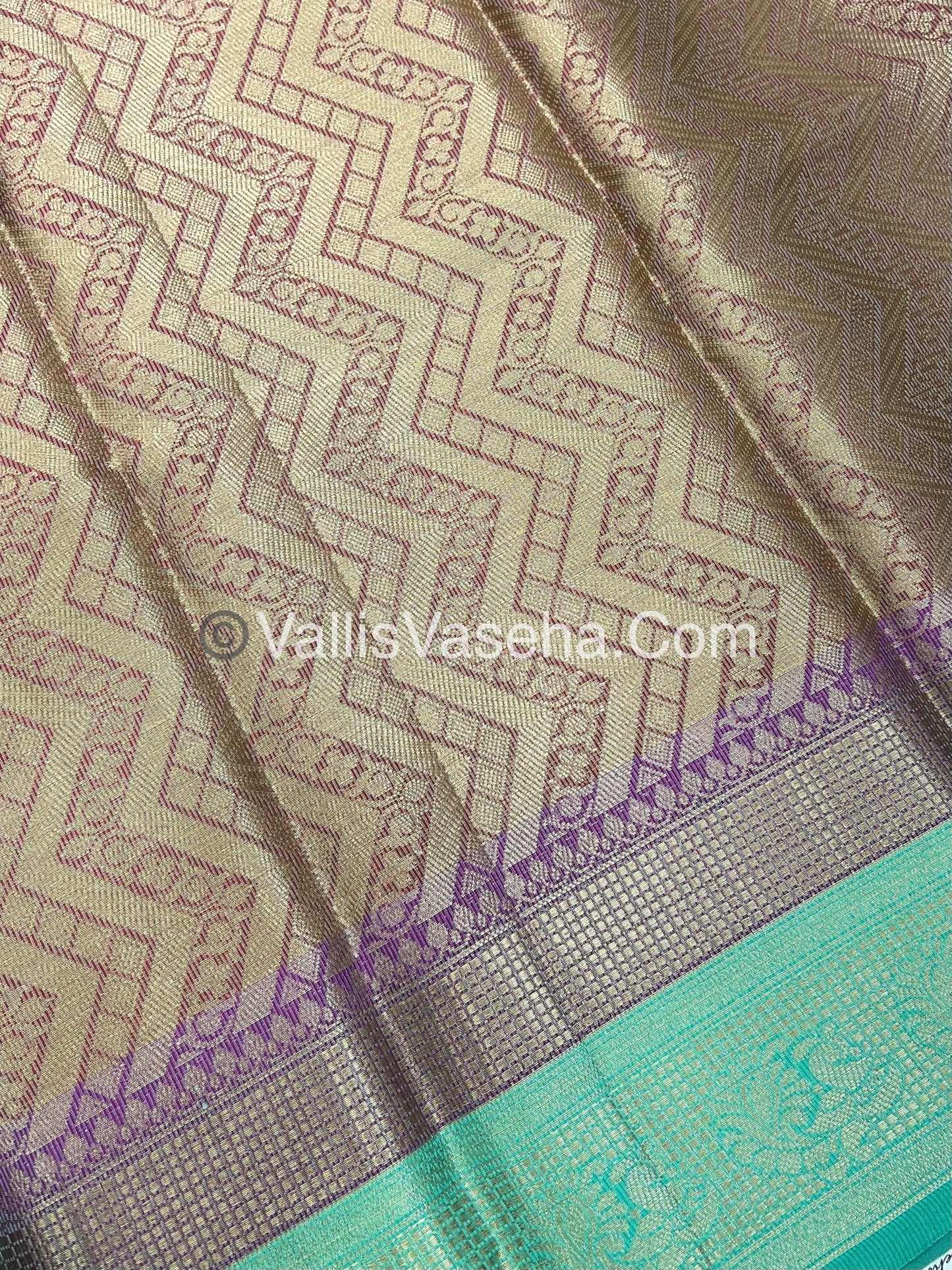 50% less - Offer Saree - Semi Banarasi Saree   - VVDS007