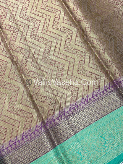 50% less - Offer Saree - Semi Banarasi Saree   - VVDS007