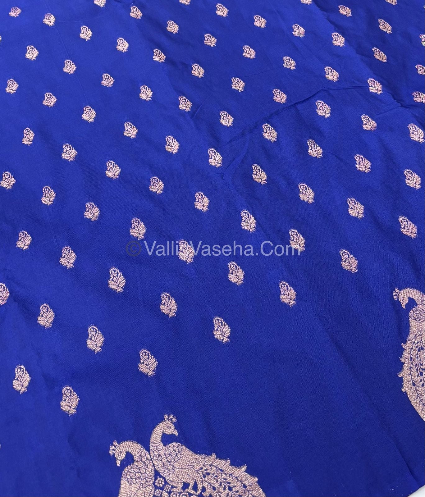 Semi Soft Silk  - Blue Shade -VVSSS018