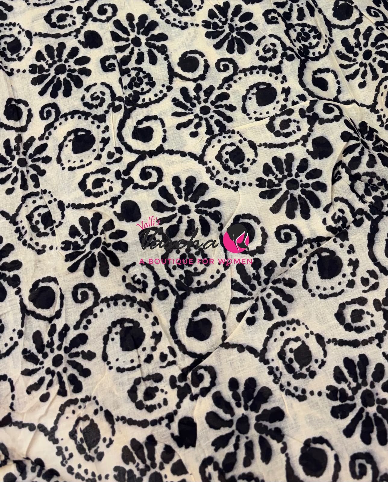 Pure Soft Mul Mul Cotton Sarees - Hand Block Prints - VVMMC011