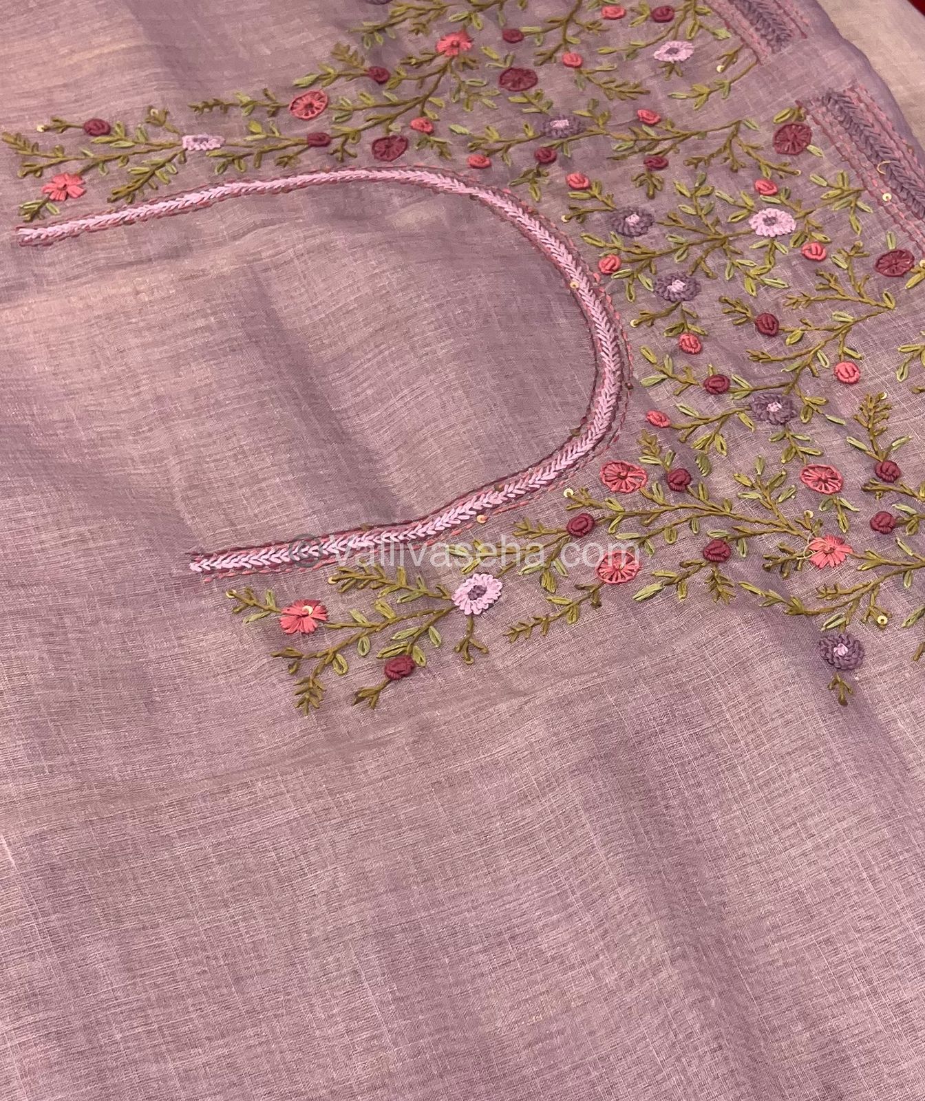 French Knot - Tissue Saree -  VVLFN001
