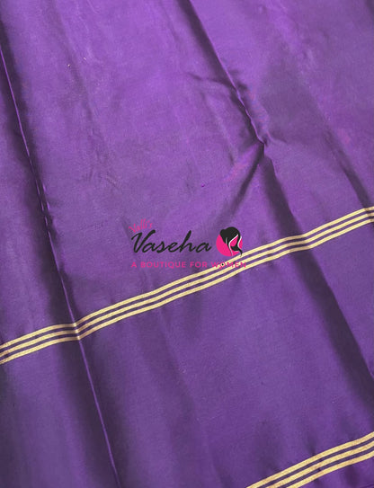 Half Mix - Pure Soft Silk Saree - Retta Petta Border - VVPSS154