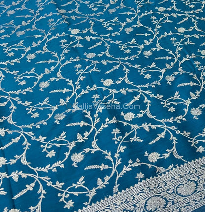 Banarasi - Heritage Silk - Semi Kathan Silk - Ramar Blue Shade- VVBHS001