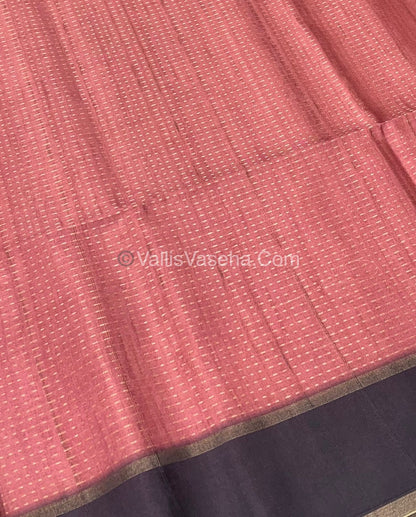 Semi Tussar Silk - Vairavoosi Design - VVSTS037