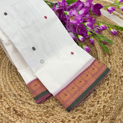 Kanchi Cotton Saree - VVKCS017